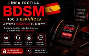 Línea erótica bdsm amas dominatrix sado